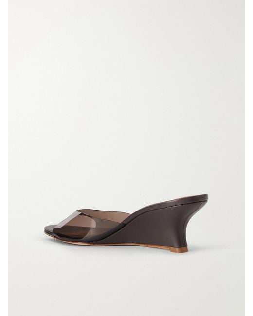 Staud Brown Brigitte 60 Tpu Wedge Sandals