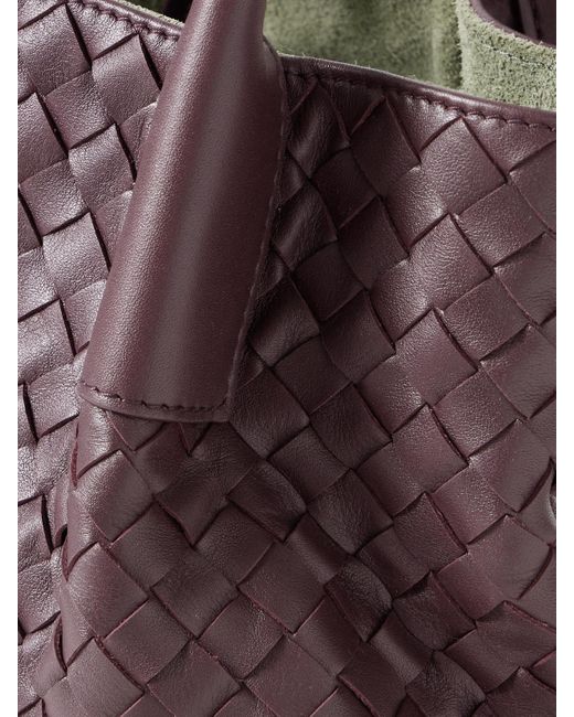 Bottega Veneta Brown Pinacoteca Small Intrecciato Leather Tote
