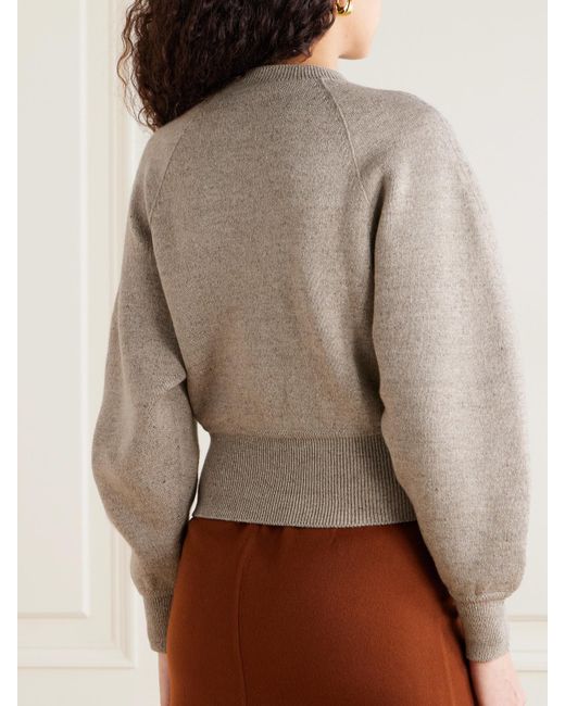 Loro Piana Natural Silk And Cashmere-Blend Sweater