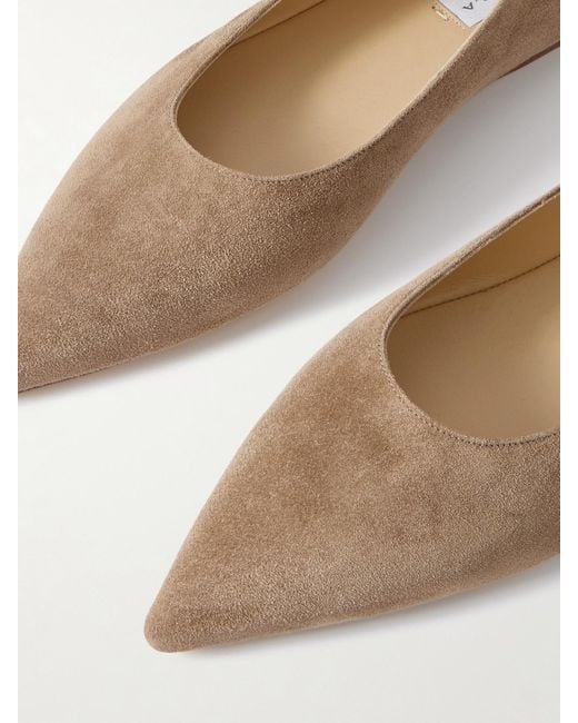 Gabriela Hearst Multicolor Fleur Ballerinas Aus Veloursleder