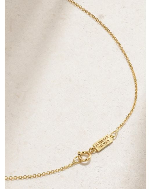 Jennifer Meyer Natural 18-Karat Diamond Necklace
