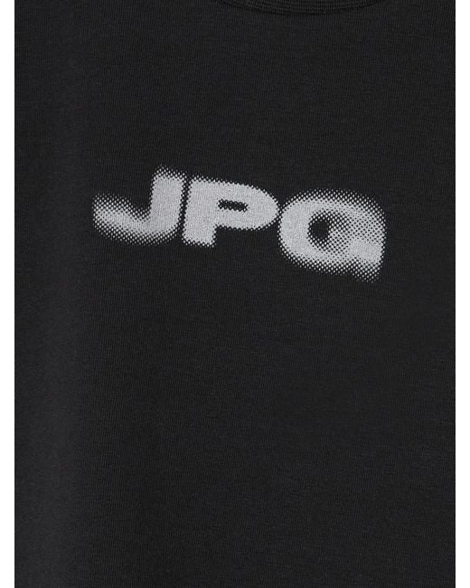 Jean Paul Gaultier Black Baby Printed Cotton-Blend Jersey T-Shirt