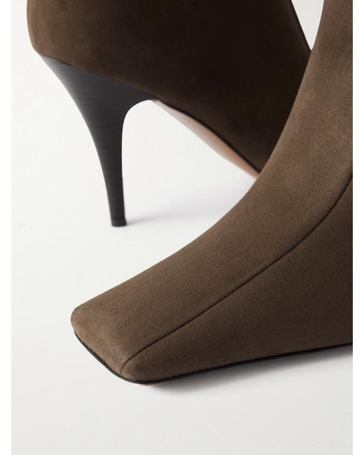 Stella McCartney Black Kniehohe Stiefel