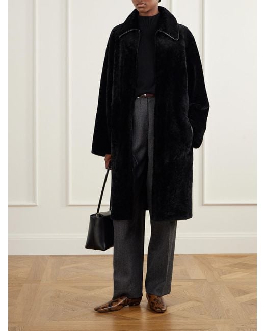 Joseph Black Caspian Shearling Coat