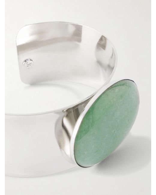 Jennifer Behr Green Johanna-Tone Aventurine Bangle