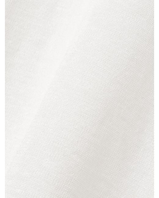 T-Shirt Oversize En Mailles Jiselle The Row en coloris White