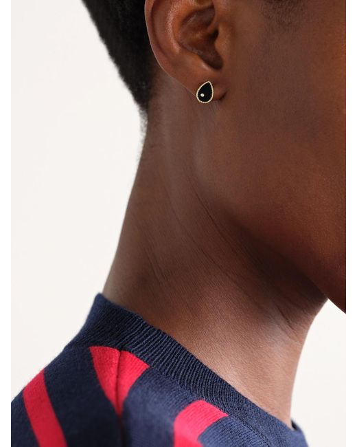 Yvonne Léon Natural Ohrringe Aus 9 Karat Mit Opalen Und Diamanten