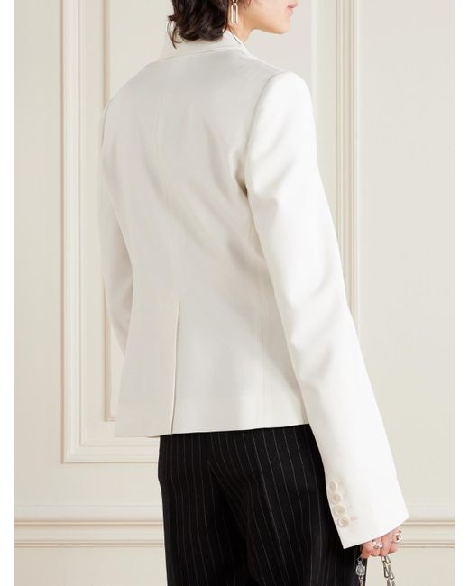 Stella McCartney White Wool Blazer