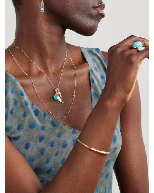 Ole Lynggaard Copenhagen Natural This Lotus 18-Karat, And Diamond Necklace