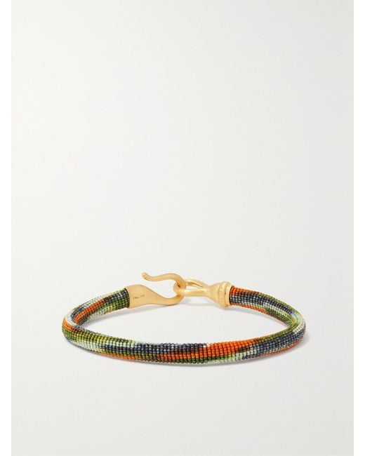 Ole Lynggaard Copenhagen Natural Life 18-Karat And Rope Bracelet