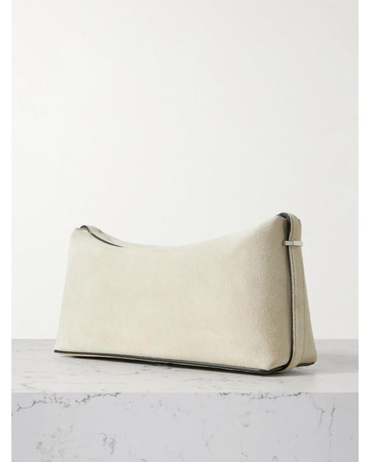 Totême  Natural Scoop Suede Clutch
