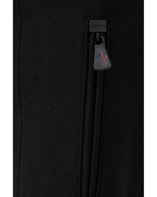 Moncler Black Straight-Leg Stretch-Twill Ski Pants