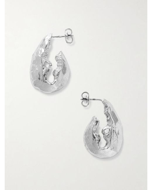 Alighieri White The Crustacean Earrings Recycled Earrings