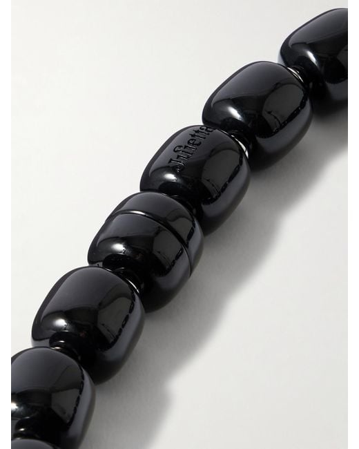 Julietta Black Amore-Tone Resin Necklace