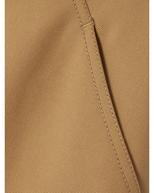 Bally Natural Wool-Blend Mini Skirt