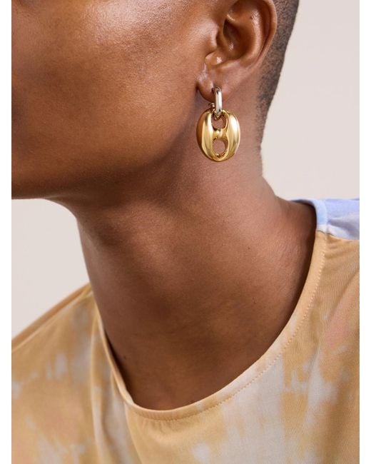 Rabanne Metallic Xtra Eight- And-Tone Earrings