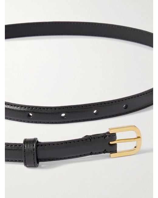 Totême Black Leather Belt