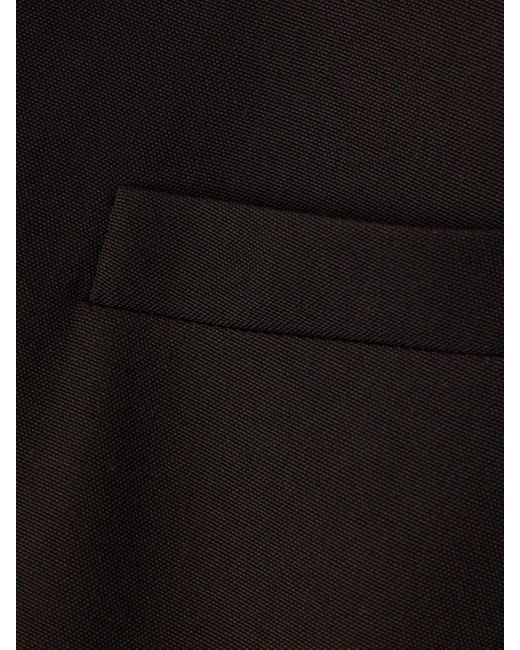 Alexander McQueen Black Blazer Aus Wolle Mit Fransen