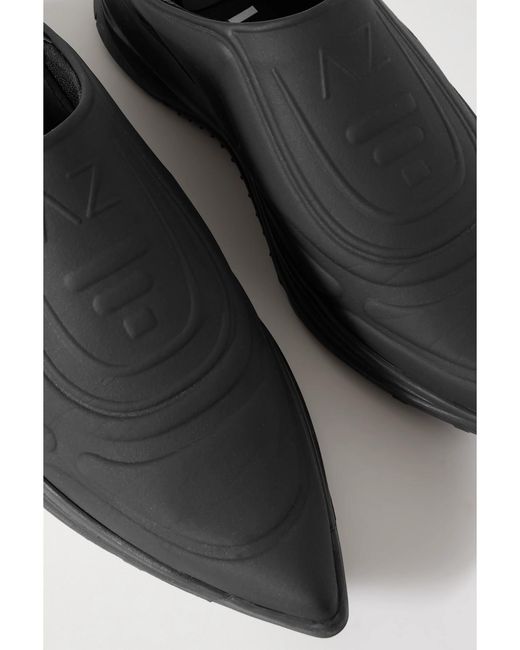 AZ FACTORY Black Collapsible-Heel Neoprene And Mesh Slip-On Sneakers