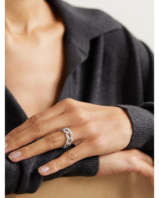 SHAY Natural Essential Link 18-Karat Diamond Ring