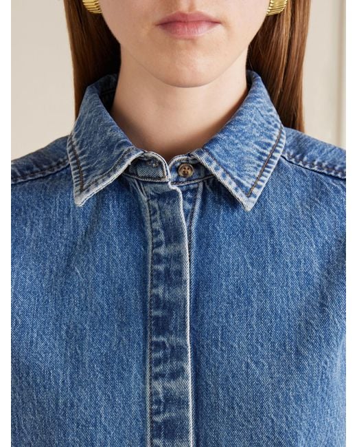 Still Here Blue Emma Denim Shirt