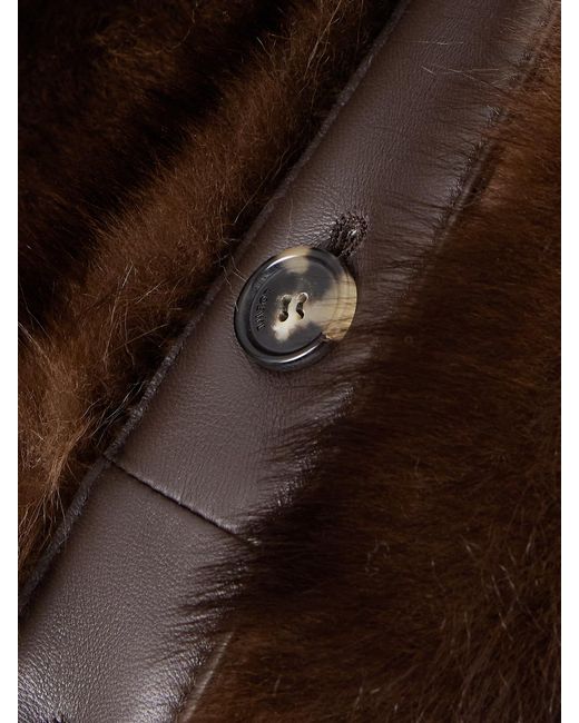 Loewe Brown Shearling Jacket