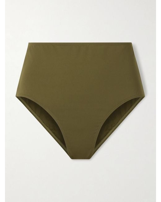 Nili Lotan Green Bikini Briefs