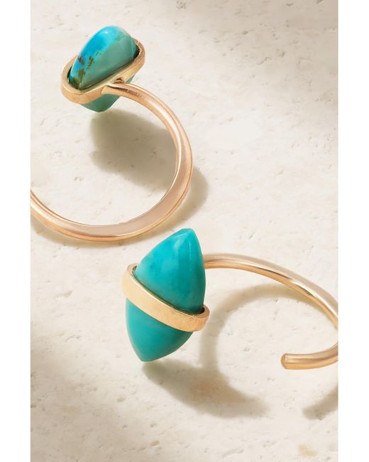 Melissa Joy Manning Blue 14-Karat Recycled Earrings