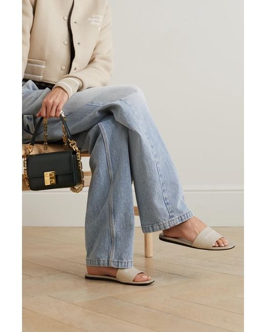 Givenchy 4g jacquard slides sale