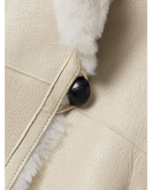 Isabel Marant Natural Elanore Shearling Jacket