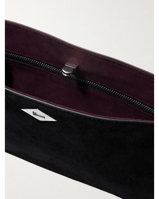 Metier Black Ease Suede Clutch