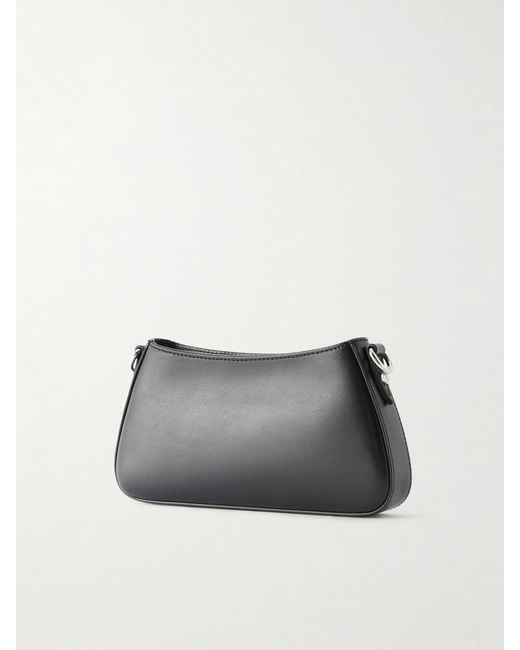 Vivienne Westwood Black Tasha Logo-Embellished Studded Leather Shoulder Bag