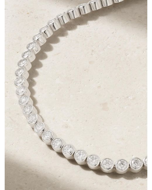 De Beers London Natural Diamond Lines Db Classic Eternity 18-Karat Diamond Bracelet