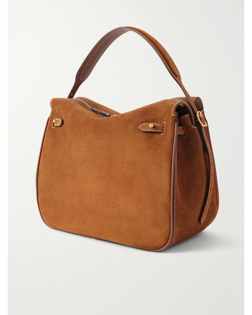 Polo Ralph Lauren Brown Suede Tote