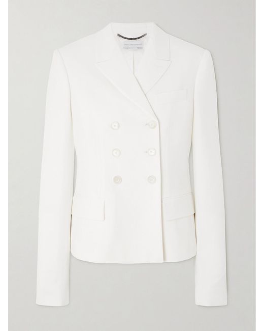 Stella McCartney White Wool Blazer
