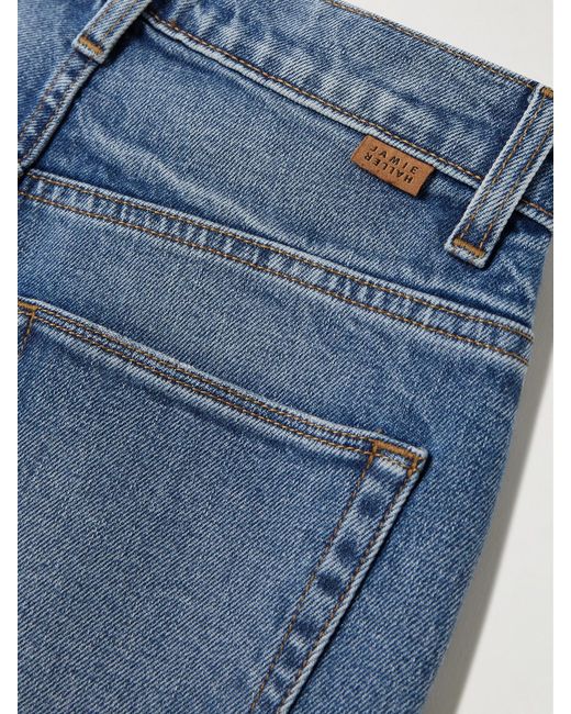 Jamie Haller Blue The Kenickie Mid-Rise Straight-Leg Jeans