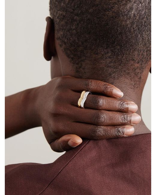 Yvonne Léon Metallic 9-Karat And Ring