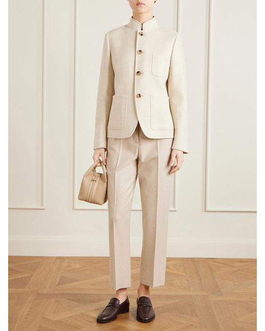 Loro Piana Natural Spagna Mini Cashmere Jacket
