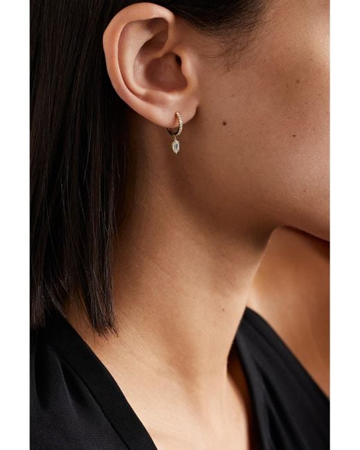 Anita Ko Natural Huggies 18-Karat Diamond Single Earring