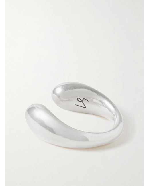 Bague En Argent Torque Loren Stewart en coloris White