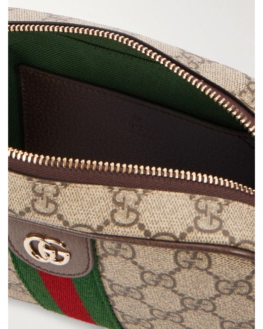 Gucci Multicolor Ophidia Mini Webbing And Leather-Trimmed Printed Coated-Canvas Shoulder Bag