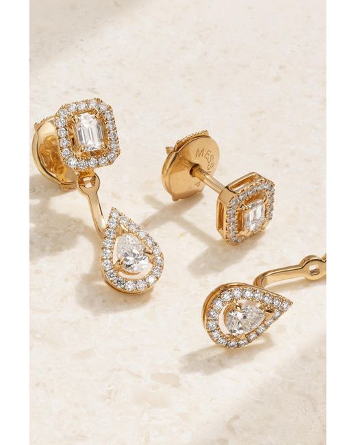 Messika Natural My Twin Toi & Moi 18-Karat Diamond Earrings
