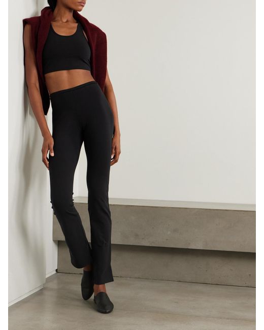 Skin Black Base Schlaghose Aus Stretch-Jersey Aus Bio-Pima-Baumwolle
