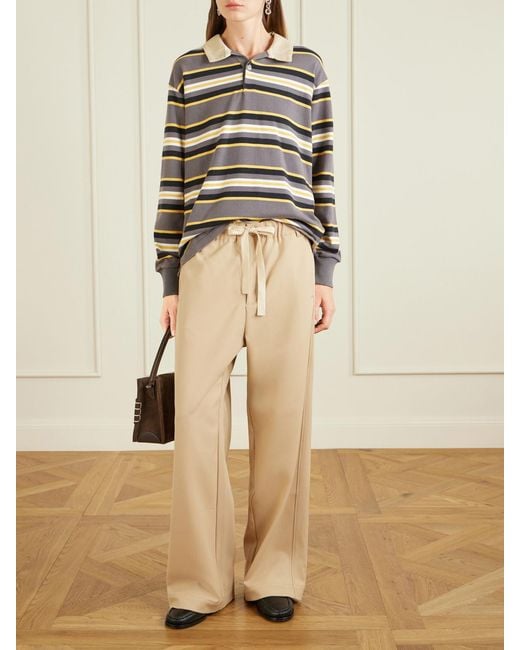 Sanderlak Multicolor Striped Cotton-Jersey Polo Shirt