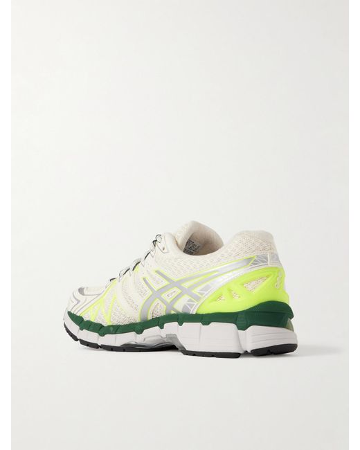 Asics Green Gel-Kayano 20 Sneakers Aus Mesh Mit Gummibesätzen