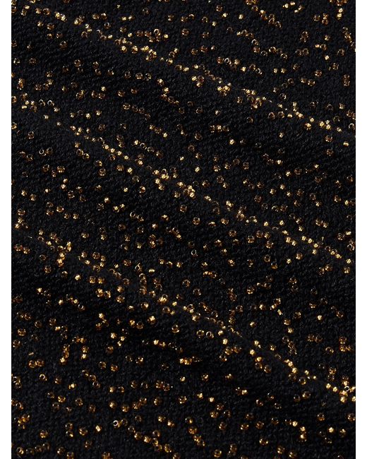 Gabriela Hearst Black Manasa Bead-Embellished Cashmere Shoulder Bag
