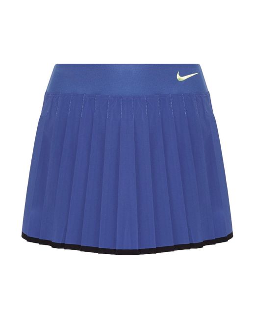 Royal blue tennis skirt nike top