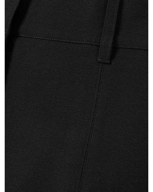 Gabriela Hearst Black Rhein Wool Flared Pants