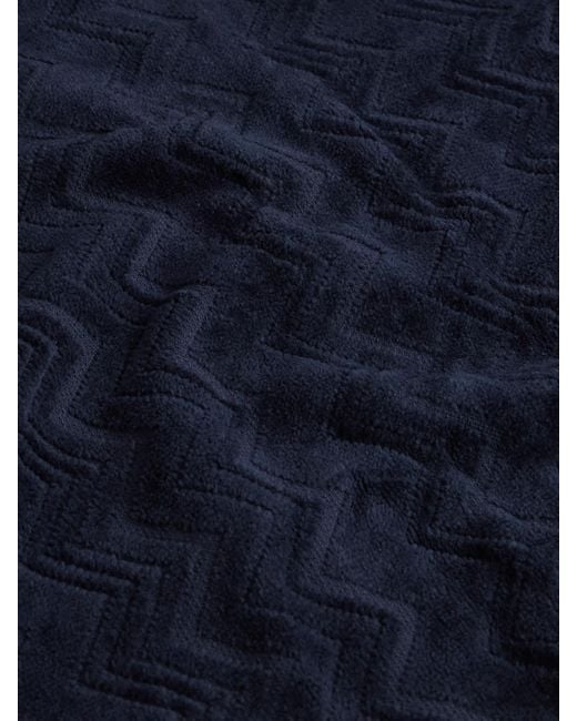 Missoni Blue Chalk Set Of Two Cotton-Terry Jacquard Towels