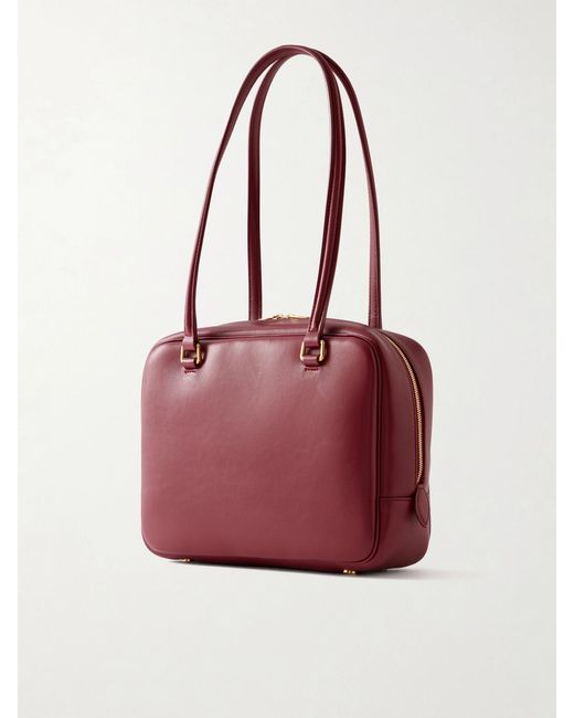 Jil Sander Red Vision Mini Leather Tote